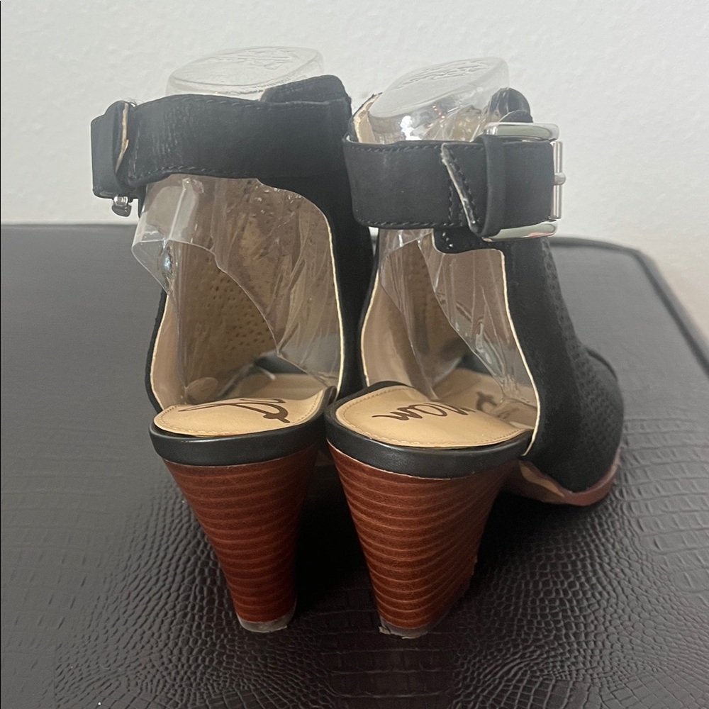 SAM EDELMAN Black Henri Heeled Sandals - Picture 4 of 6